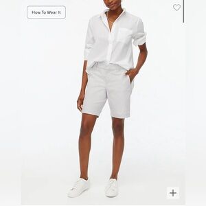 J Crew 9” Frankie Bermuda